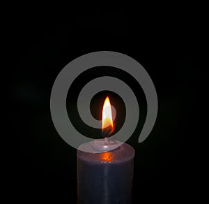 Candle burning