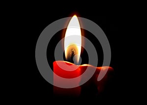 Candle in the dark
