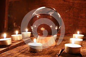 Candle divination tarot cards