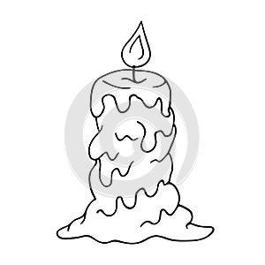 Candle doodle,power outage lighting.Decoration for birthday party,romantic Valentine\'s Day dinner candlelight