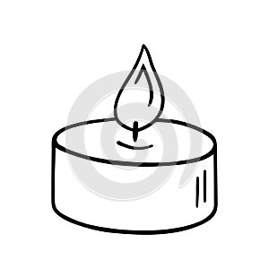 Candle doodle,power outage lighting.Decoration for birthday party,romantic Valentine\'s Day dinner candlelight