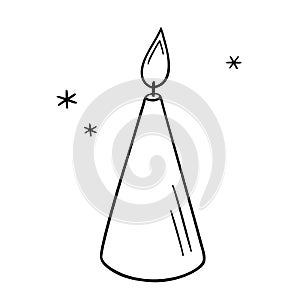 Candle doodle,power outage lighting.Decoration for birthday party,romantic Valentine\'s Day dinner candlelight