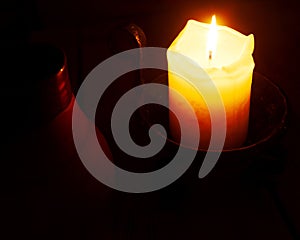 Candle and Ewer