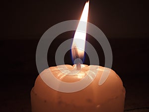 Candle fire photo