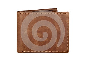 Leather wallet for men, cash purse money wallet