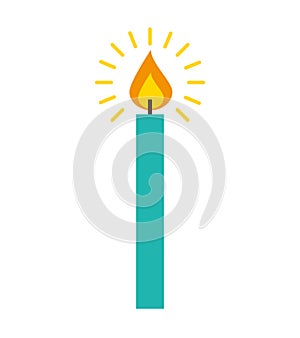 Svíčka plamen ikona 