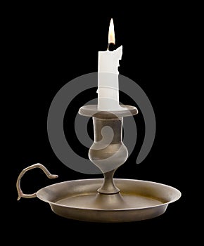 Candle Holder with Clipping Path