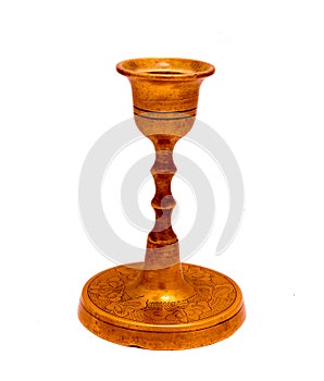Candle Holder on white background