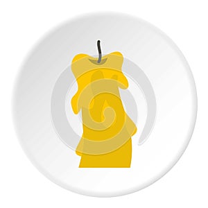 Candle icon circle