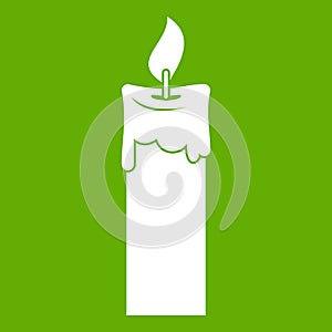 Candle icon green