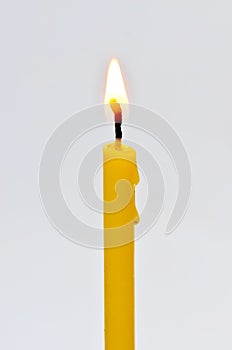 Candle isolated