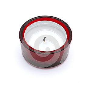 Candle isolated on a white background