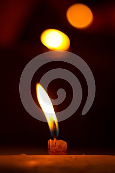 A candle of Kathmandu, Nepal
