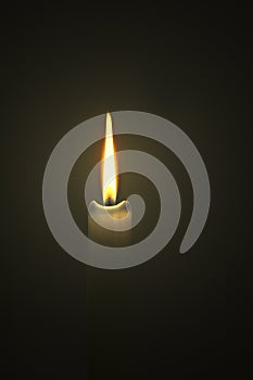 Candle light flame