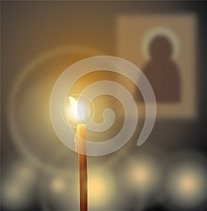 Candle light icon