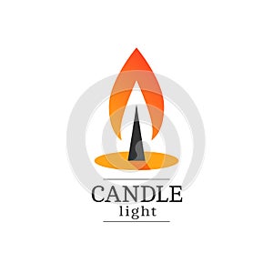 Candle light logo