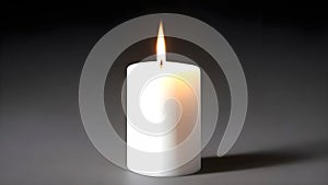 A candle lite in the dark Ai Generated