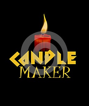 Candle maker chandler graphic