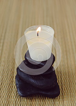 Candle for massages photo