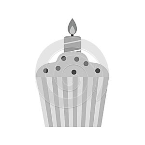 Candle on Muffin