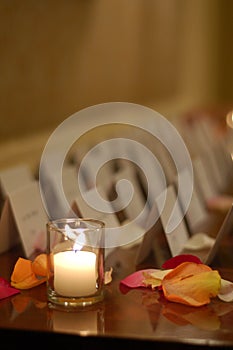 Candle and Name Tags