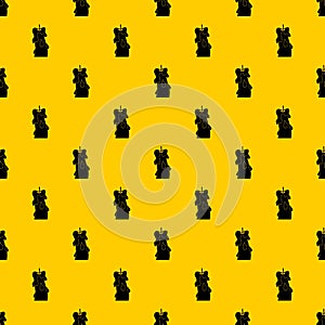 Candle pattern vector