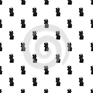 Candle pattern vector