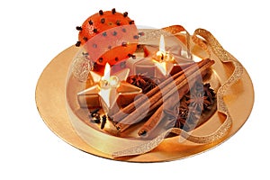 Candle plate