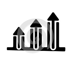 Candle stick graph chart of stock market investment trading, Bullish point, Bearish point. trend of graph design.