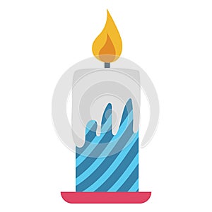 Candle Vector icon which can be easily modified or edit