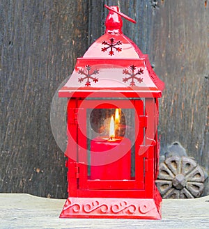 Candlelight Candle Advent Christmas Red