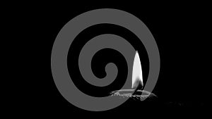 Candlelight in the dark