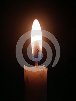 Candlelighting, in the dark