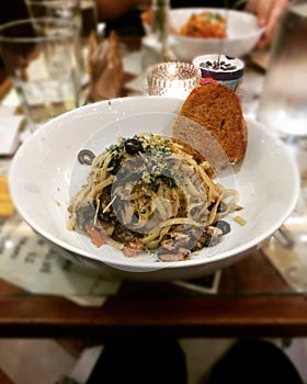 Candlelit merienda featuring Sardine Pasta photo