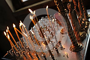 Candles in Christian Church