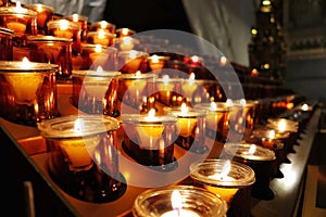 Candles in the church