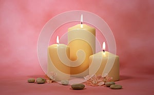 Candles with Deco