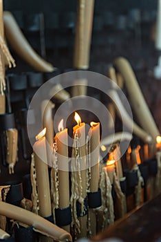 Candles in Fatima, Estremadura photo