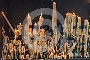 candles in Fatima, Estremadura photo