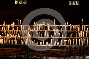 Candles gothic dark and light