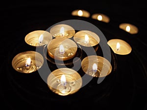 Candles prayer photo