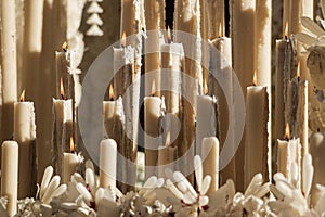 Candles in Holy Week
