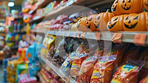 The candy aisles are overflowing as trickortreaters prepare to hit the streets eagerly anticipating the sugary sweets photo