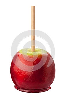 Candy Apple with clipping path photo