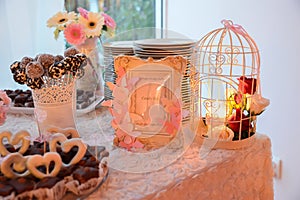 Candy bar decoration