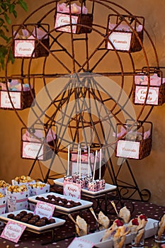 Candy bar table