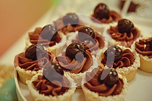 Candy bar table with sweets