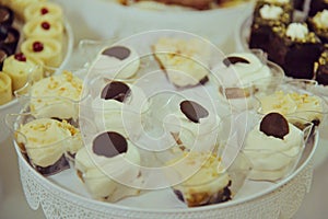 Candy bar table with sweets