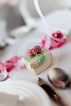 Candy box at wedding