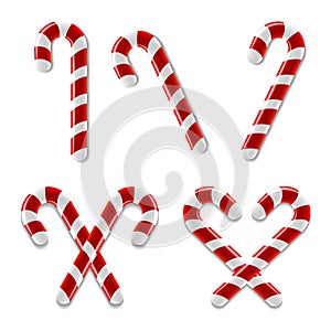 Candy Cane Icons photo